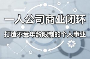 一人公司商业闭环，打造一份不受年龄限制的个人事业-资源站