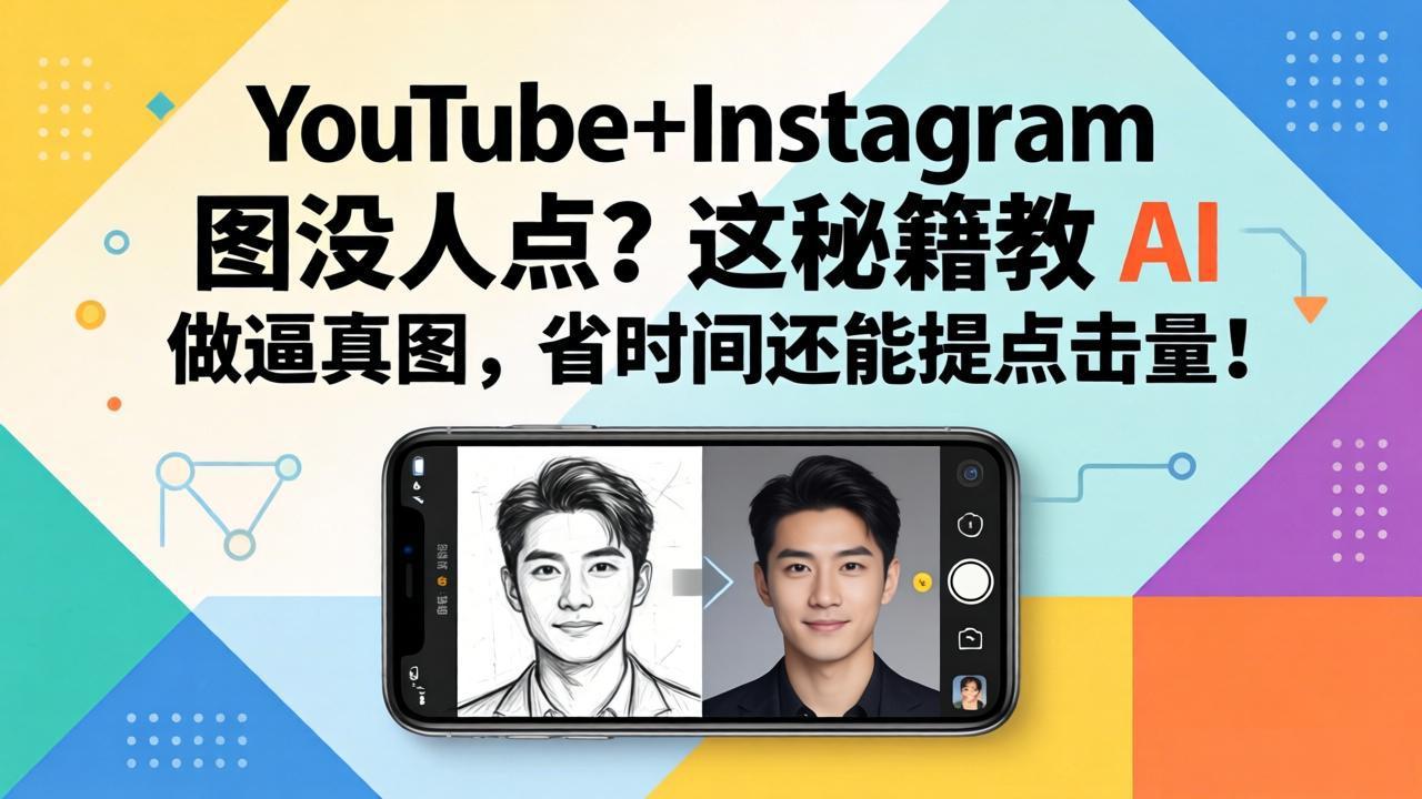 YouTube+Instagram图没人点？这秘籍教 AI 做逼真图，省时间还能提点击量-资源站