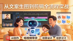原创 AI 剧情短视频带货:AI+家庭剧情+带货广告,从文案生图到剪辑全流程实战-资源站