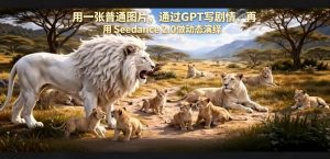 用一张普通图片，通过GPT写剧情，再用Seedance 2.0做动态演绎，居然能生成迪士尼风格搞笑动画-资源站