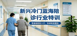 新兴冷门蓝海陪诊行业特训，零基础轻松入行，快速接单赚钱-资源站