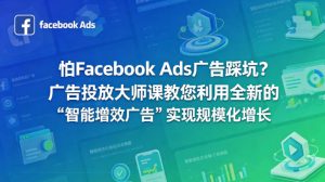 怕Facebook Ads广告踩坑？广告投放大师课教您利用全新的“智能增效广告”实现规模化增长【原创双语字幕】-资源站