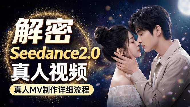 Seedance 2.0电影级真人 MV全流程拆解：提示词、运镜、粒子特效，手把手实操-资源站
