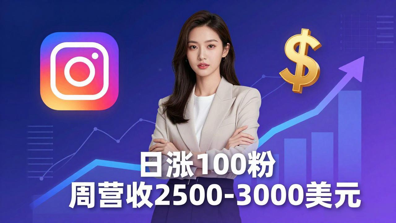 想做数字产品？Sheri亲授：日涨100粉、每周2500至3000美元的营收，Instagram躺着赚-资源站
