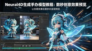 Neural4D生成手办模型教程，让创意效果在数秒内呈现预览-资源站