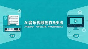 AI音乐视频创作8步法：从写歌到成片，无需专业功底，新手也能快速出作品-资源站