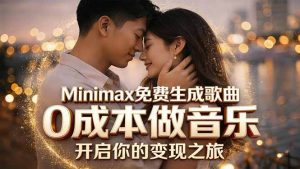 Minimax免费生成歌曲实测！0成本做音乐，说唱流行Lofi一键生成-资源站