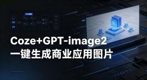 【Coze工作流搭建实操教程】coze+GPT-image2一键生成商业应用图片，全流程保姆级教学-资源站