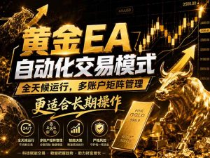 黄金EA量化:多窗口矩阵稳定运行,系统自动执行,收益空间持续放大-资源站