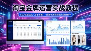 2026 淘宝金牌运营实战教程,SEO权重优化万相台推广,数据化运营爆款打造全教学-资源站