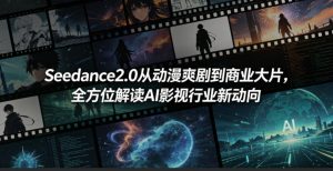 Seedance2.0从动漫爽剧到商业大片,全方位解读AI影视行业新动向-资源站