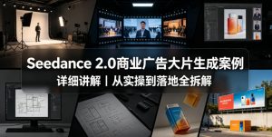 Seedance 2.0商业广告大片生成案例详细讲解|从实操到落地全拆解-资源站