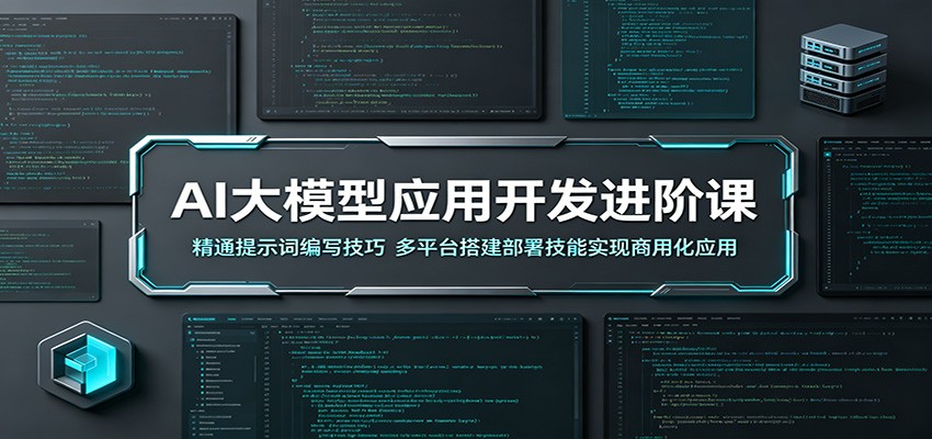 AI大模型应用开发进阶课:精通提示词编写技巧,多平台搭建部署技能实现商用化应用-资源站