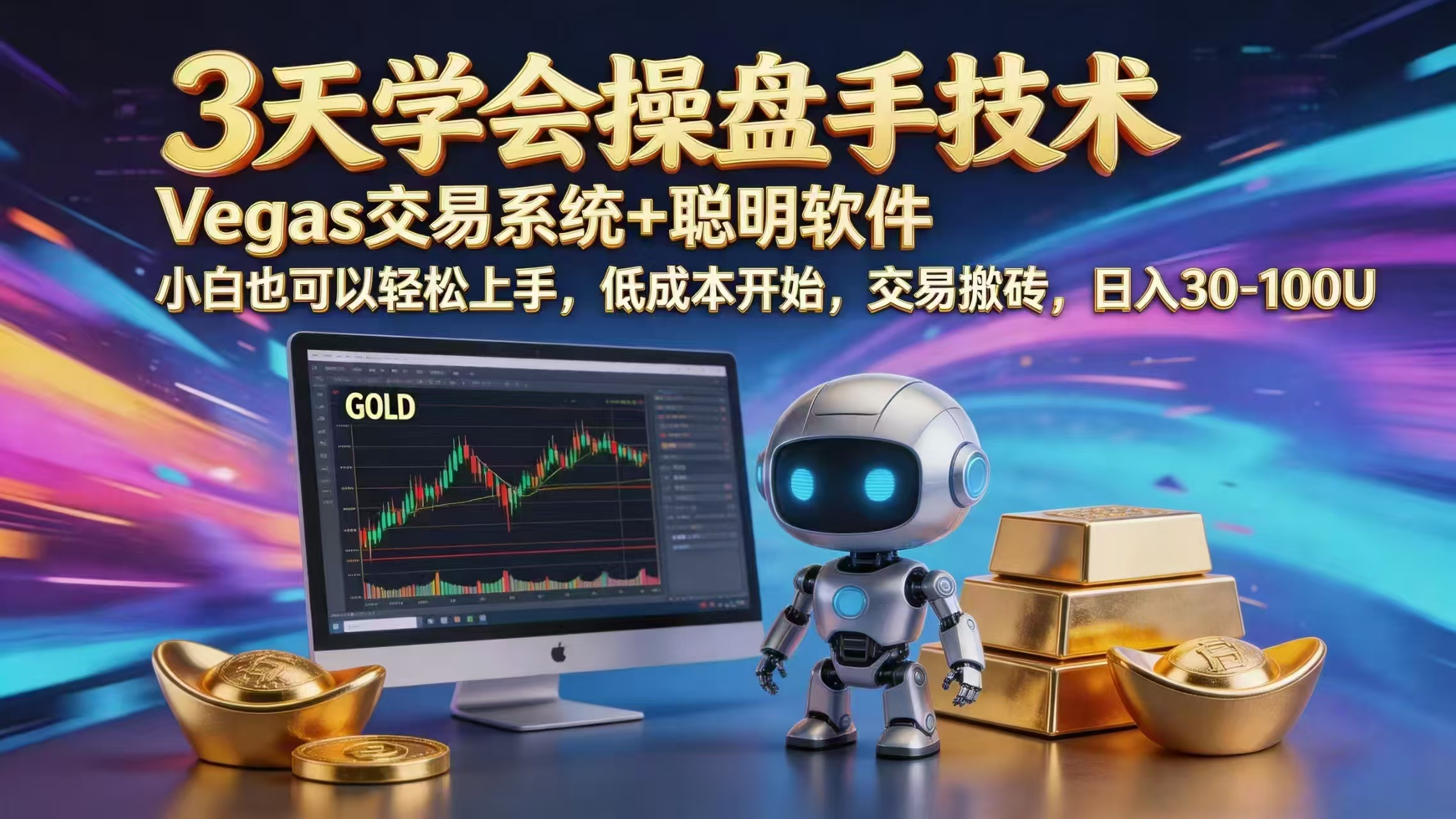 三天学会操盘手技术，vegas技术+聪明软件，小白也可以轻松上手，日入1000+-资源站