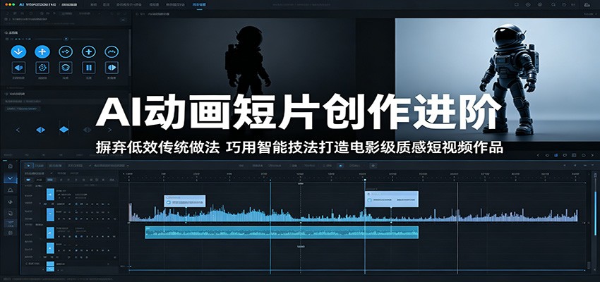 AI动画短片创作进阶：摒弃低效传统做法，巧用智能技法打造电影级质感短视频作品-资源站
