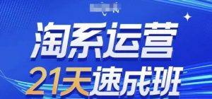 淘系运营21天速成班,0基础轻松搞定淘系运营,不做假把式,快速复制落地(更新26年5月)-资源站