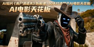 AI短片《丧尸清道夫》拆解课，10天打造国产AI电影天花板-资源站
