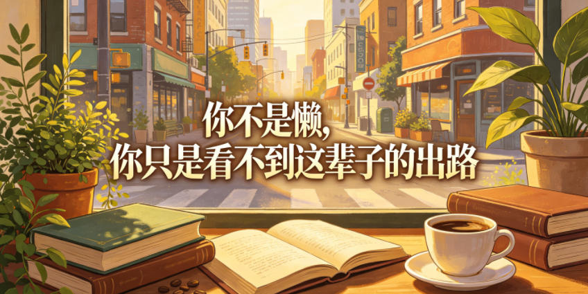 付费文章：你不是懒，你只是看不到这辈子的出路-资源站