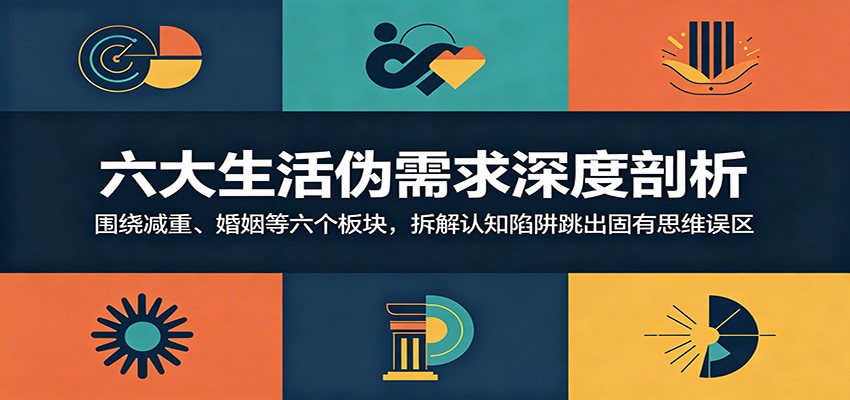 六大生活伪需求深度剖析：围绕减重、婚姻等六个板块，拆解认知陷阱跳出固有思维误区-资源站