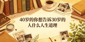 公众号付费文章：40岁的你想告诉30岁的人什么人生道理？-资源站