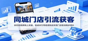 同城门店引流获客:依托短视频线上流量,低成本引导客源到店实现门店客流稳步增长-资源站