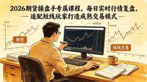 2026期货操盘手专属课程-更新6月,每日实时行情复盘,适配短线玩家打造成熟交易模式-资源站