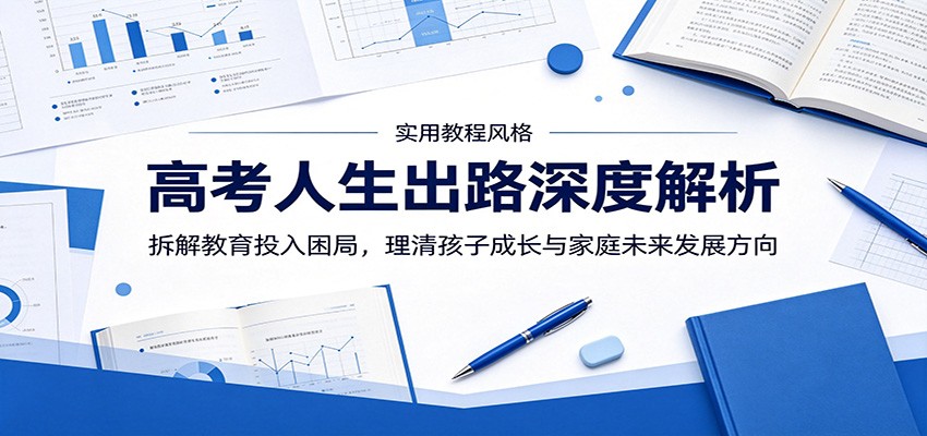 高考人生出路深度解析：拆解教育投入困局，理清孩子成长与家庭未来发展方向-资源站