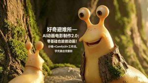 好奇避难所—AI动画电影制作2.0:零基础也能做动画!分镜+ComfyUI+工作流,学完直出完整影片-资源站
