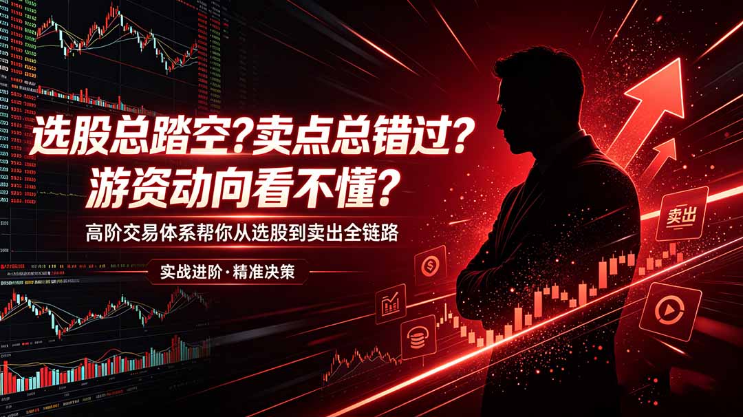 选股总踏空？卖点总错过？游资动向看不懂？高阶交易体系帮你从选股到卖出全链路(更新6月-资源站