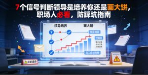 付费文章：7个信号判断领导是培养你还是画大饼，职场人必看，防踩坑指南-资源站
