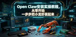 Open Claw安装实操教程,从零开始一步步一步步把小龙虾装起来-资源站
