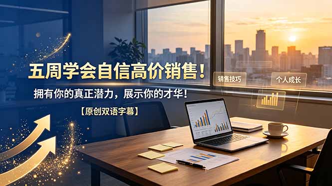 五周学会自信高价销售！拥有你的真正潜力，展示你的才华！【原创双语字幕】-资源站