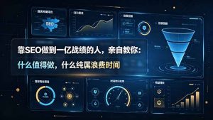 靠SEO做到一亿战绩的人，亲自教你：什么值得做，什么纯属浪费时间【原创双语字幕】-资源站