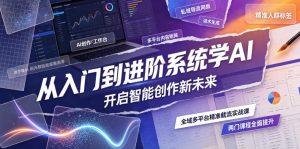 从入门到进阶系统学AI,开启智能创作新未来,两门课程,全面提升你的AI创作能力-资源站