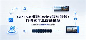 GPT5.6搭配Codex联动即梦:打通多工具联动链路,全自动产出拼接AI短片教程-资源站