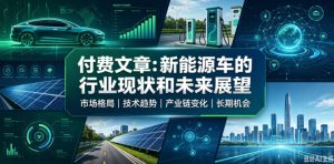 付费文章：新能原车的行业现状和未来展望-资源站