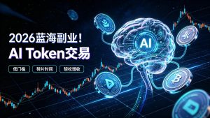 2026全新风口副业｜AI智能Token交易，空闲时间轻松 賺 收益，无需全天盯盘【揭秘】-资源站