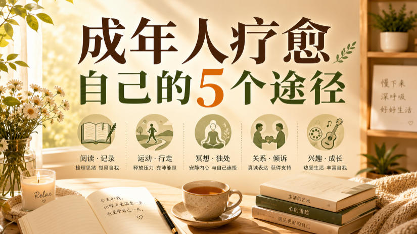 付费文章：成年人疗愈自己的5个途径-资源站