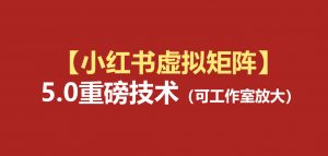 小红书虚拟矩阵5.0:AI原创虚拟品+4带1自动化AI发笔记+测款怼款双模式(可工作室放大)-资源站