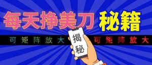 全自动量子纠缠量化项目，每天挣美刀，可矩阵放大！-资源站
