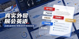 真实外贸展会英语，广交会外贸口语听力突击课程【音频】-资源站