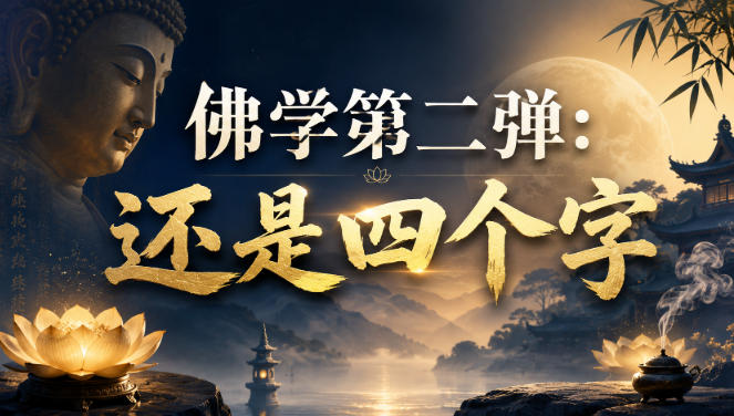 付费文章：佛学第二弹：还是四个字-资源站