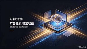 AI Pryzen 广告挂机｜24小时自动跑，日入300-500，新手零门槛-资源站