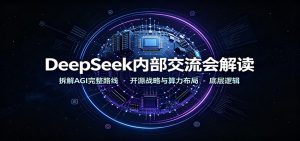 DeepSeek内部交流会解读:拆解AGI完整路线,开源战略与算力布局底层逻辑-资源站