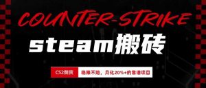 steam搬砖,倒卖cs2饰品,达到月化20%+的收益,真正的靠谱可落地长期项目-资源站