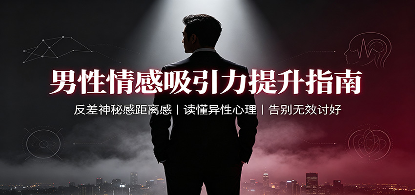 男性情感吸引力提升指南：反差神秘感距离感，读懂异性心理，告别无效讨好-资源站