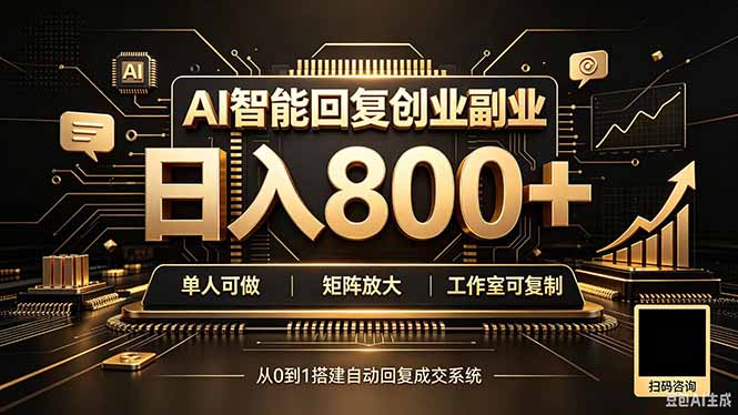 全自动AI挂机创业｜个人副业→工作室全链路扶持-资源站