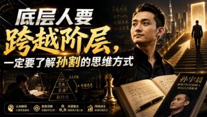付费文章：底层人要跨越阶层，一定要了解孙割的思维方式-资源站