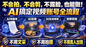 AI短视频起号实战项目，用AI做视频起号，45天涨粉12W，一条广告8.5k，广告接到手软，引流、变现两不误！-资源站